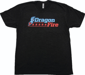 Picture of DragonFire Racing Dfr Logo Tee Blue/Red Sm