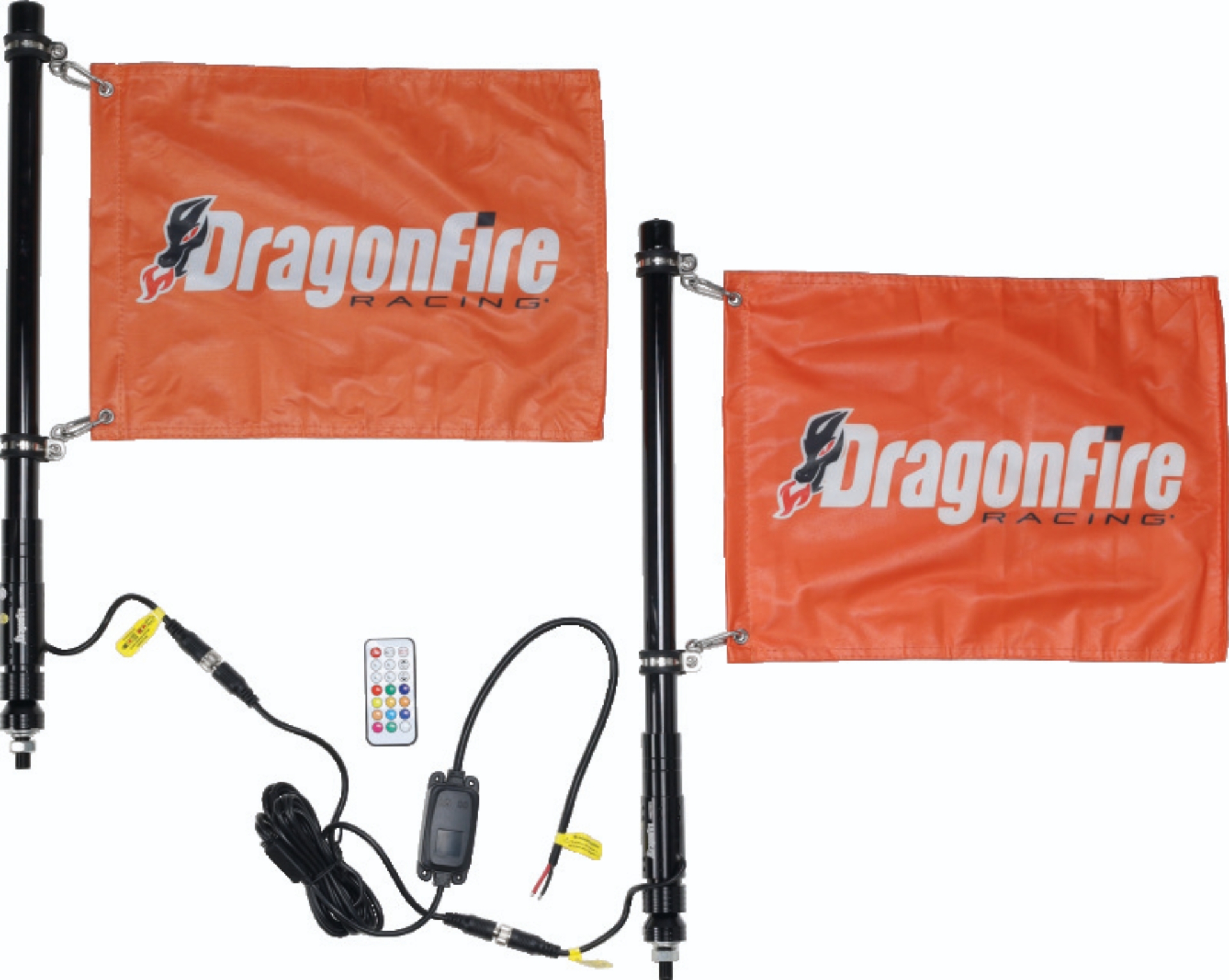 Picture of DragonFire Racing 2Ft Spiral Led Whip - Black