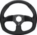 Picture of DragonFire Racing Steering Wheels - D-Shaped- Vinyl- Iron Series- 0in offset
