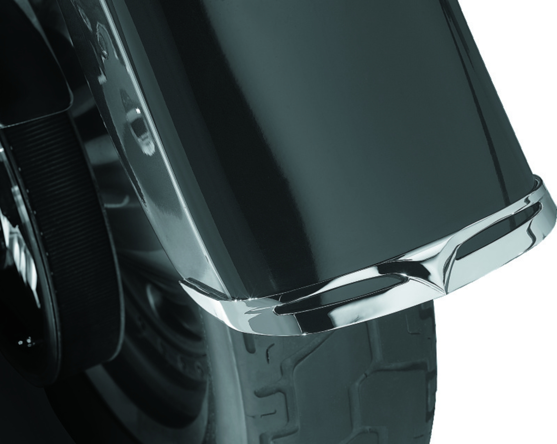 Picture of Kuryakyn Fender Tip Rear Fender 90-06 Fat Boy Models Chrome