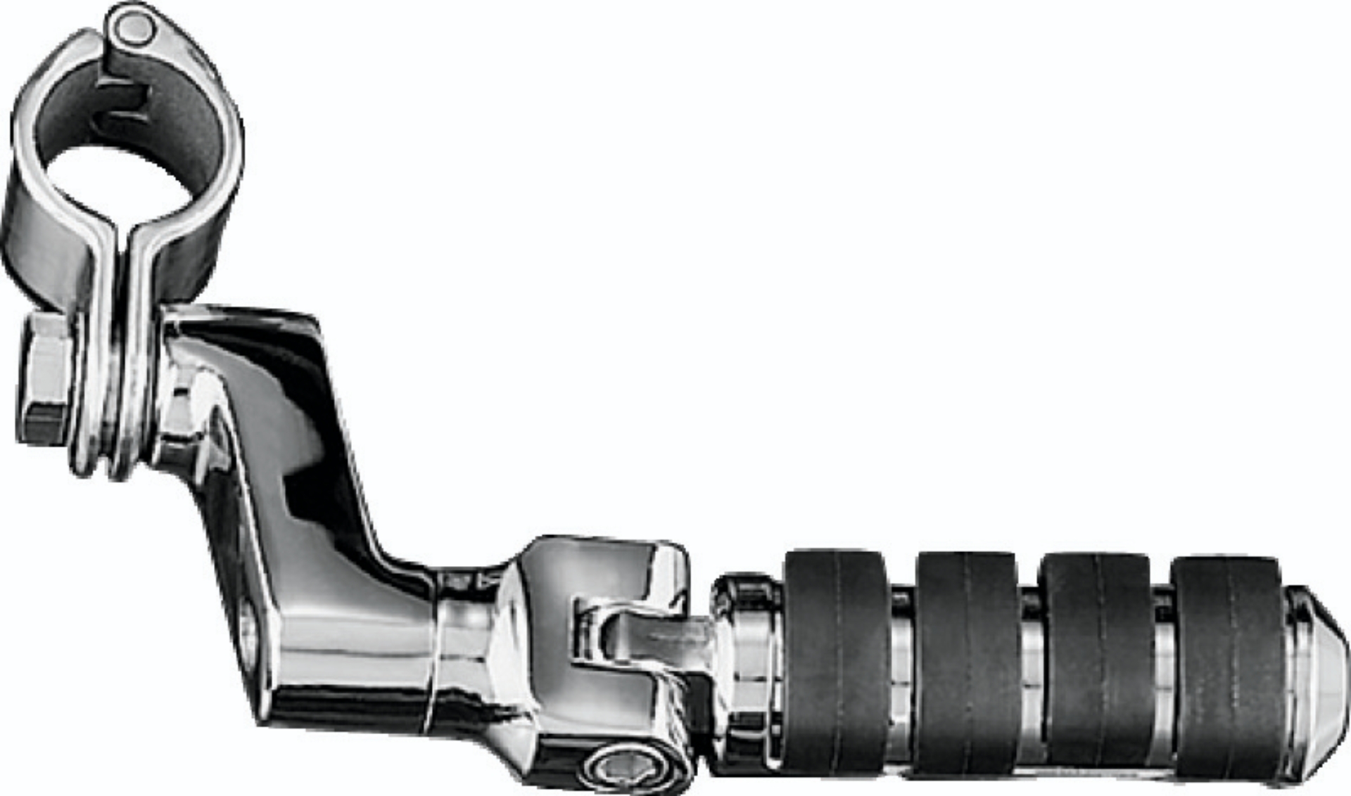 Picture of Kuryakyn Small ISO Offset Highway Pegs With 1-1/4inch Clamp Chrome (Pair)
