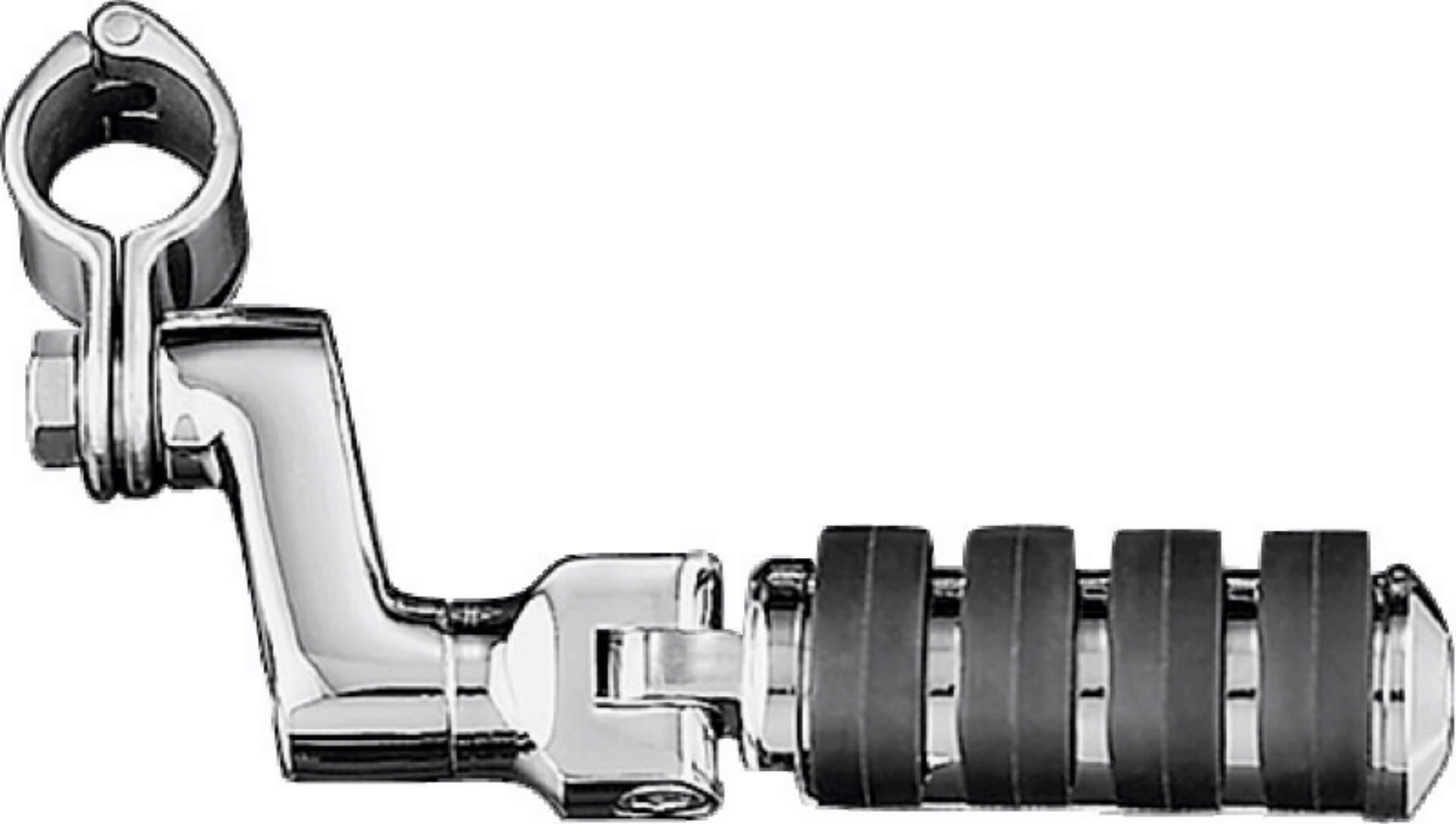 Picture of Kuryakyn Large ISO Offset Highway Pegs With 1-1/4inch Clamp Chrome (Pair)