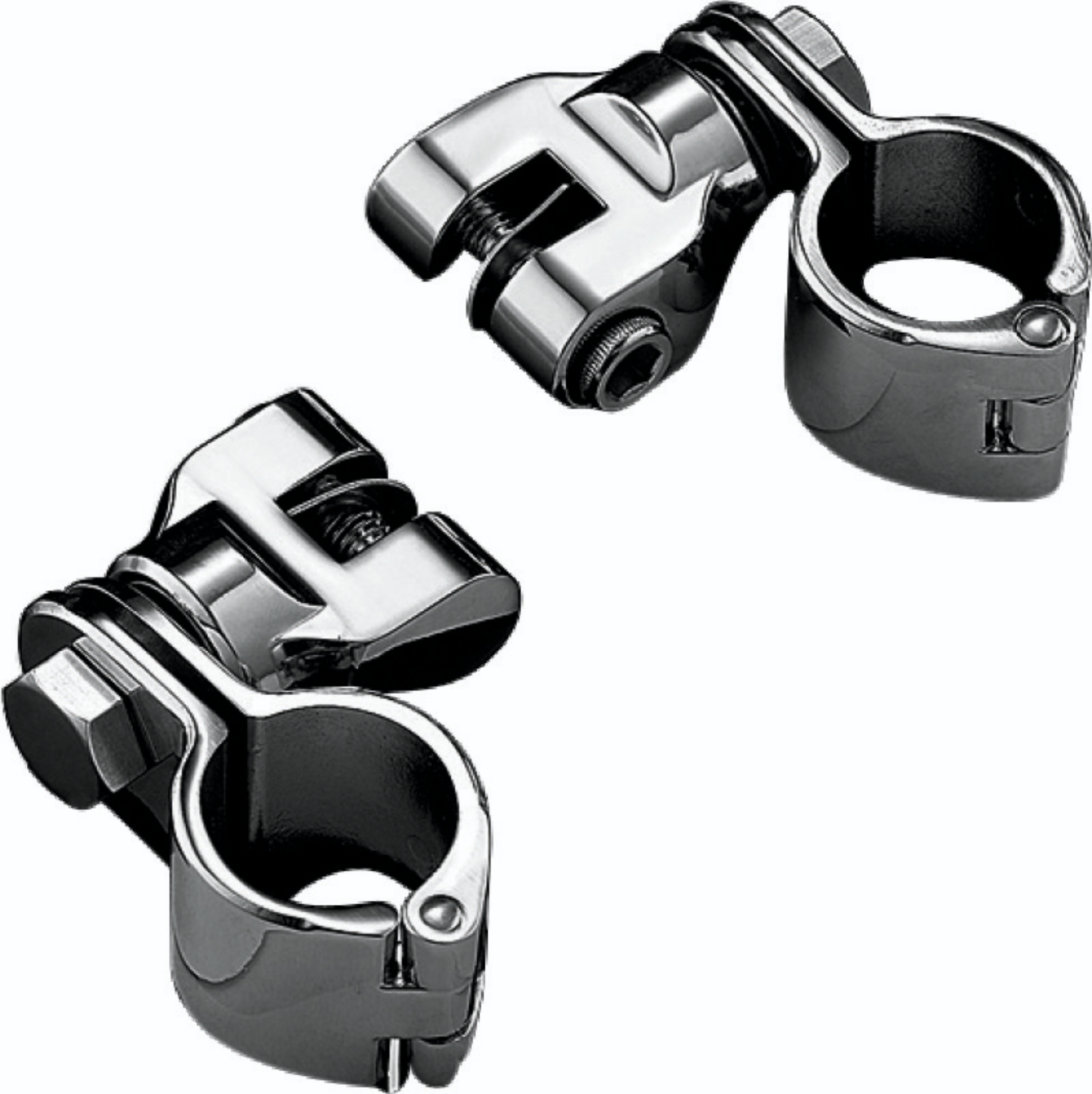 Picture of Kuryakyn 1-1/4inch Magnum Quick Clamp With Clevis Chrome (Pair)