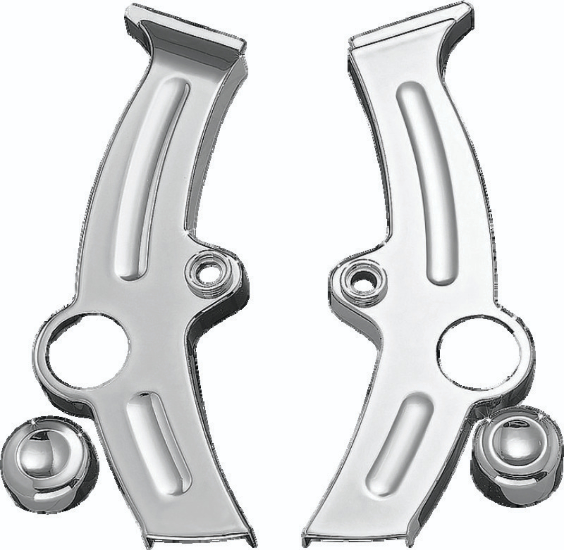 Picture of Kuryakyn Boomerang Frame Covers For 00-07 Softail Chrome