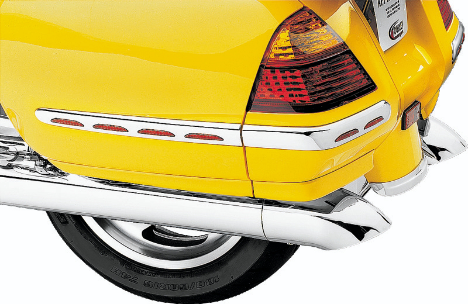Picture of Kuryakyn Turndown Exhaust Extensions 01-17 Honda GL1800 Chrome