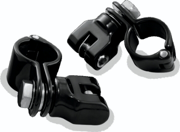 Picture of Kuryakyn 1-1/4inch Magnum Quick Clamp With Clevis Black (Pair)