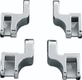 Picture of Kuryakyn Driver Floorboard Relocation Brackets For FLST Models Chrome
