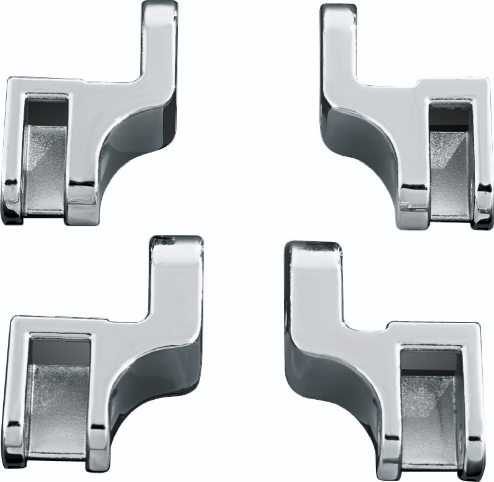 Picture of Kuryakyn Driver Floorboard Relocation Brackets For FLST Models Chrome