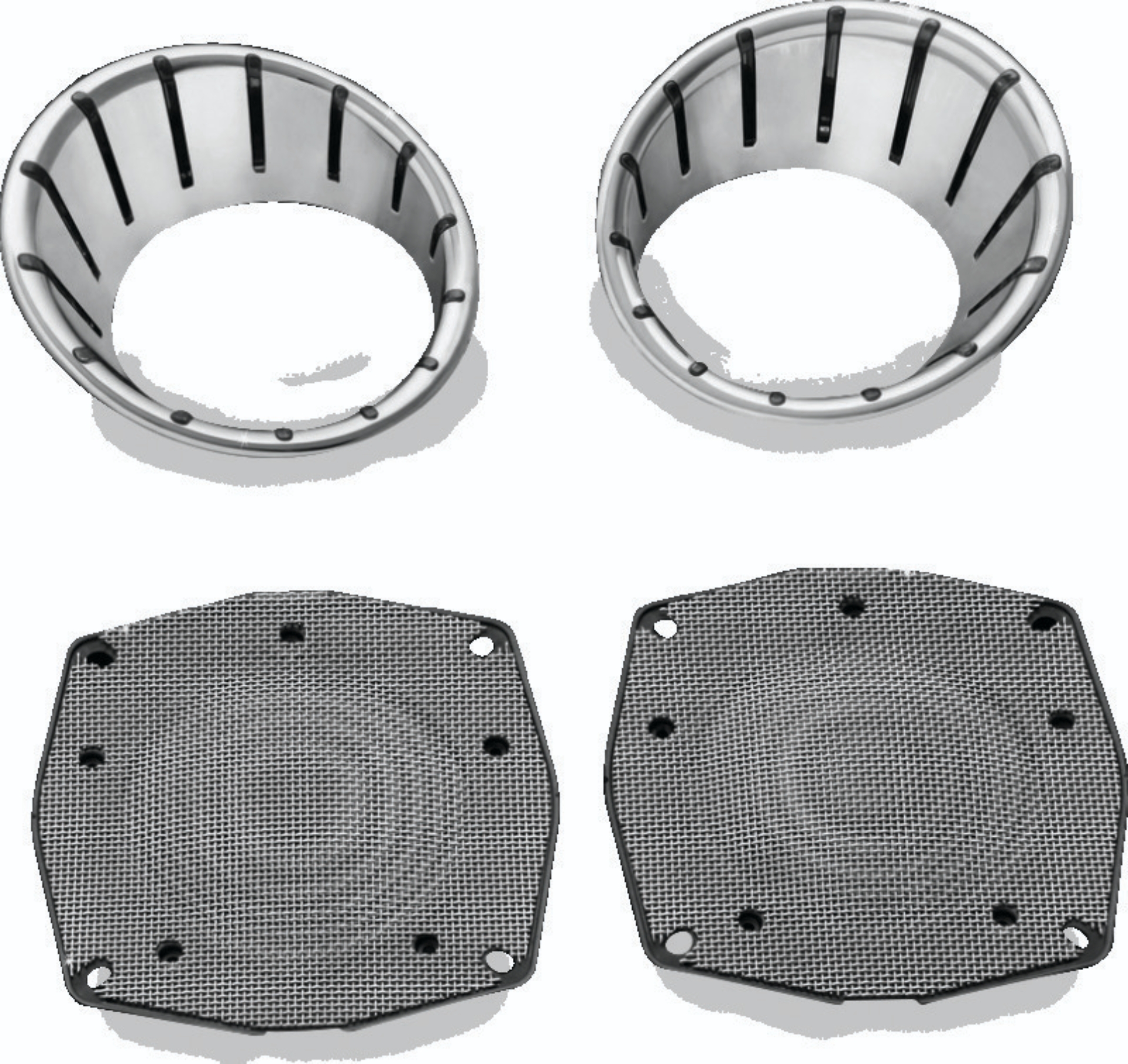 Picture of Kuryakyn LED Speaker Bezels 96-13 Touring Models Chrome