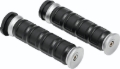 Picture of Kuryakyn Dillinger Grips Throttle-By-Wire Silver