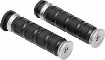 Picture of Kuryakyn Dillinger Grips Throttle-By-Wire Silver