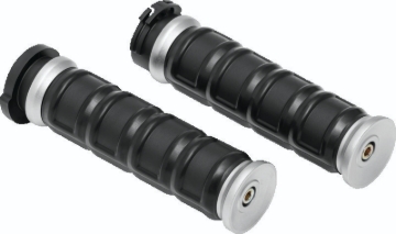 Picture of Kuryakyn Dillinger Grips Dual Cable Silver