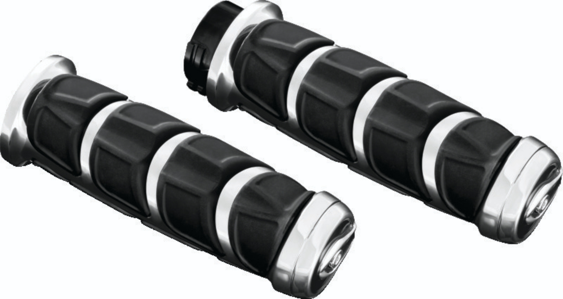 Picture of Kuryakyn Kinetic Grips Metric Chrome