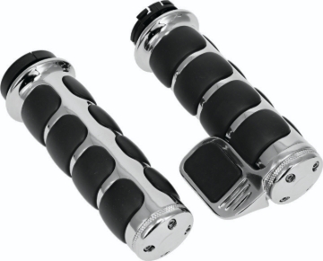 Picture of Kuryakyn ISO Grip With Throttle Boss Dual Cable Chrome
