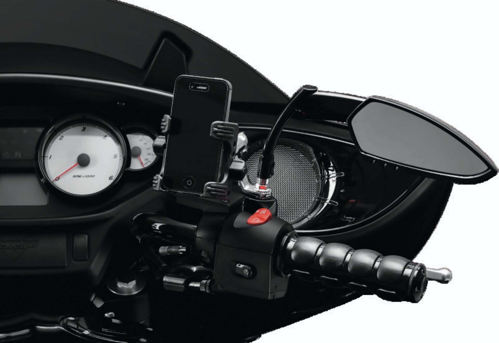 Picture of Kuryakyn ISO Universal Grips 1inch Bars Black