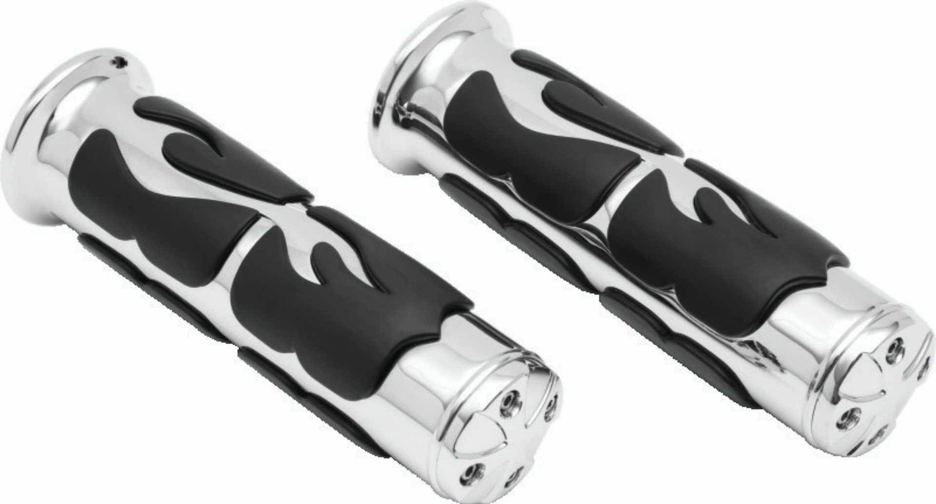 Picture of Kuryakyn ISO Flame Grips Metric Universal 1inch Chrome