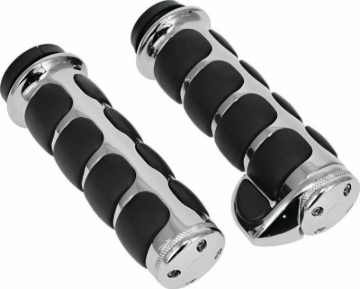 Picture of Kuryakyn ISO Grips With Throttle Boss Throttle-By-Wire Chrome