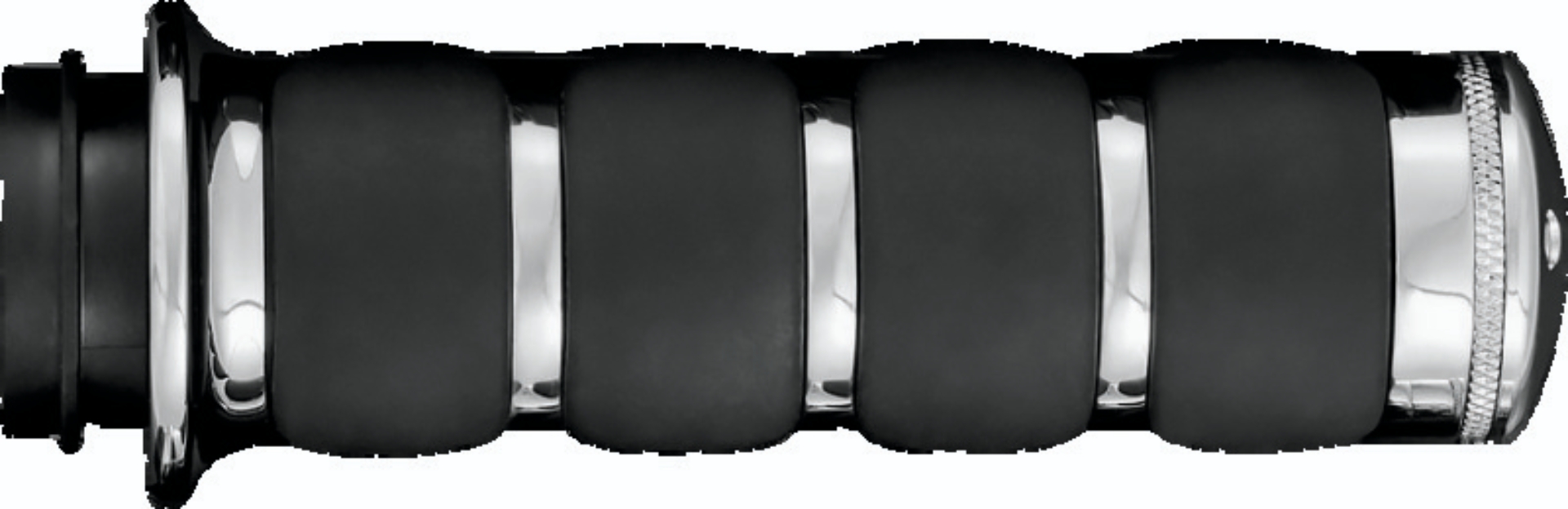Picture of Kuryakyn ISO Grips Without Throttle Boss Throttle-By-Wire Chrome