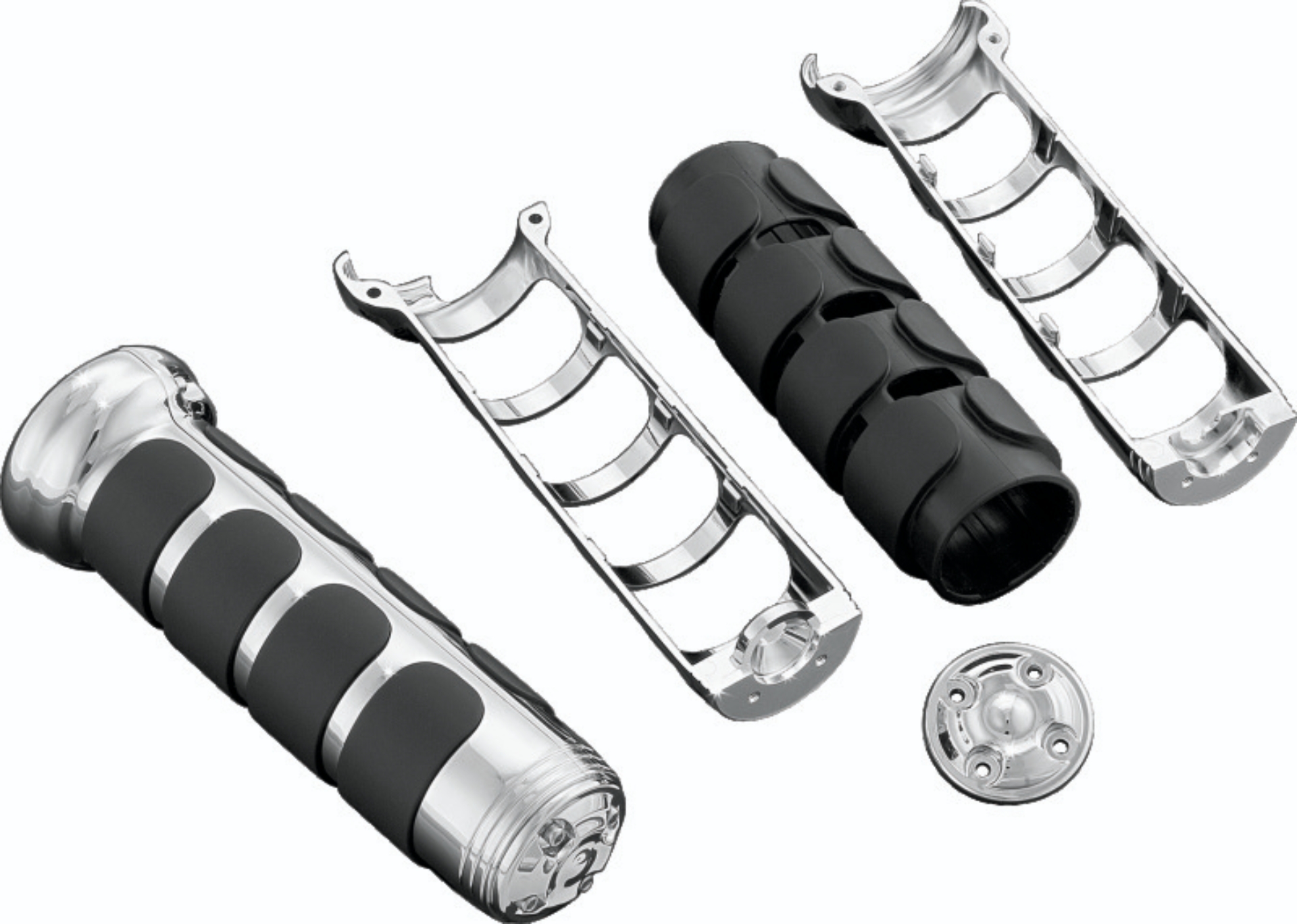 Picture of Kuryakyn ISO Grips For GL1800 With Heated Grips Chrome