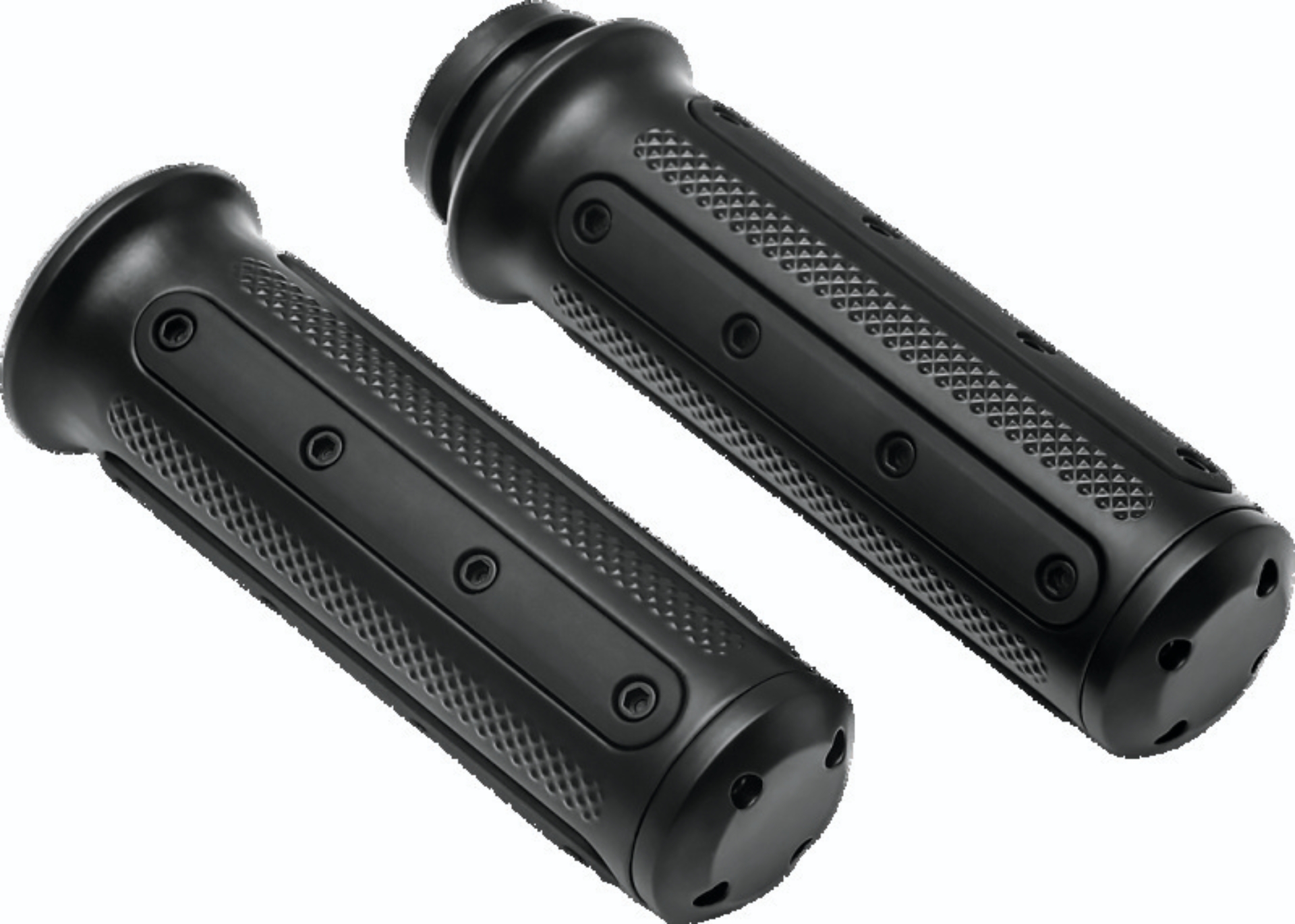 Picture of Kuryakyn Heavy Industry Grips Throttle-By-Wire Black