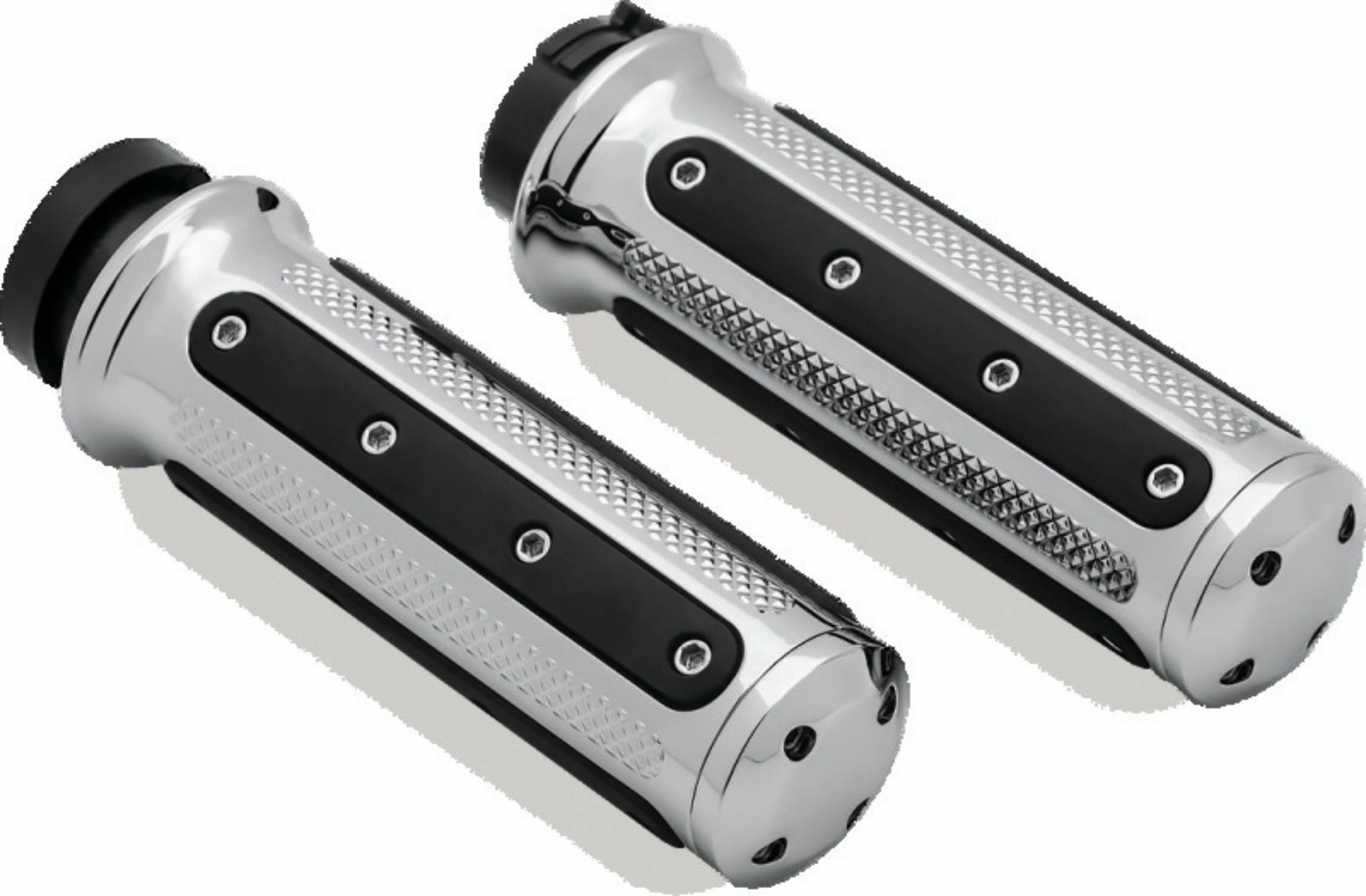 Picture of Kuryakyn Heavy Industry Grips Throttle-By-Wire Chrome