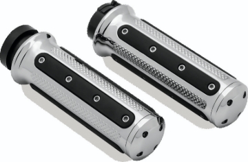 Picture of Kuryakyn Heavy Industry Grips Throttle-By-Wire Chrome