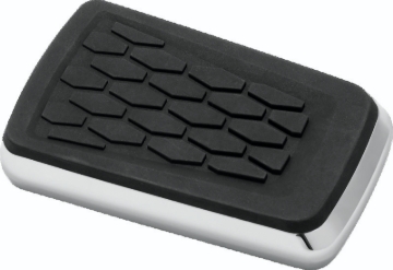 Picture of Kuryakyn Hex Brake Pedal Pad FL Models Chrome