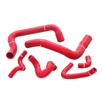 Picture of Mishimoto 86-93 Ford Mustang Red Silicone Hose Kit