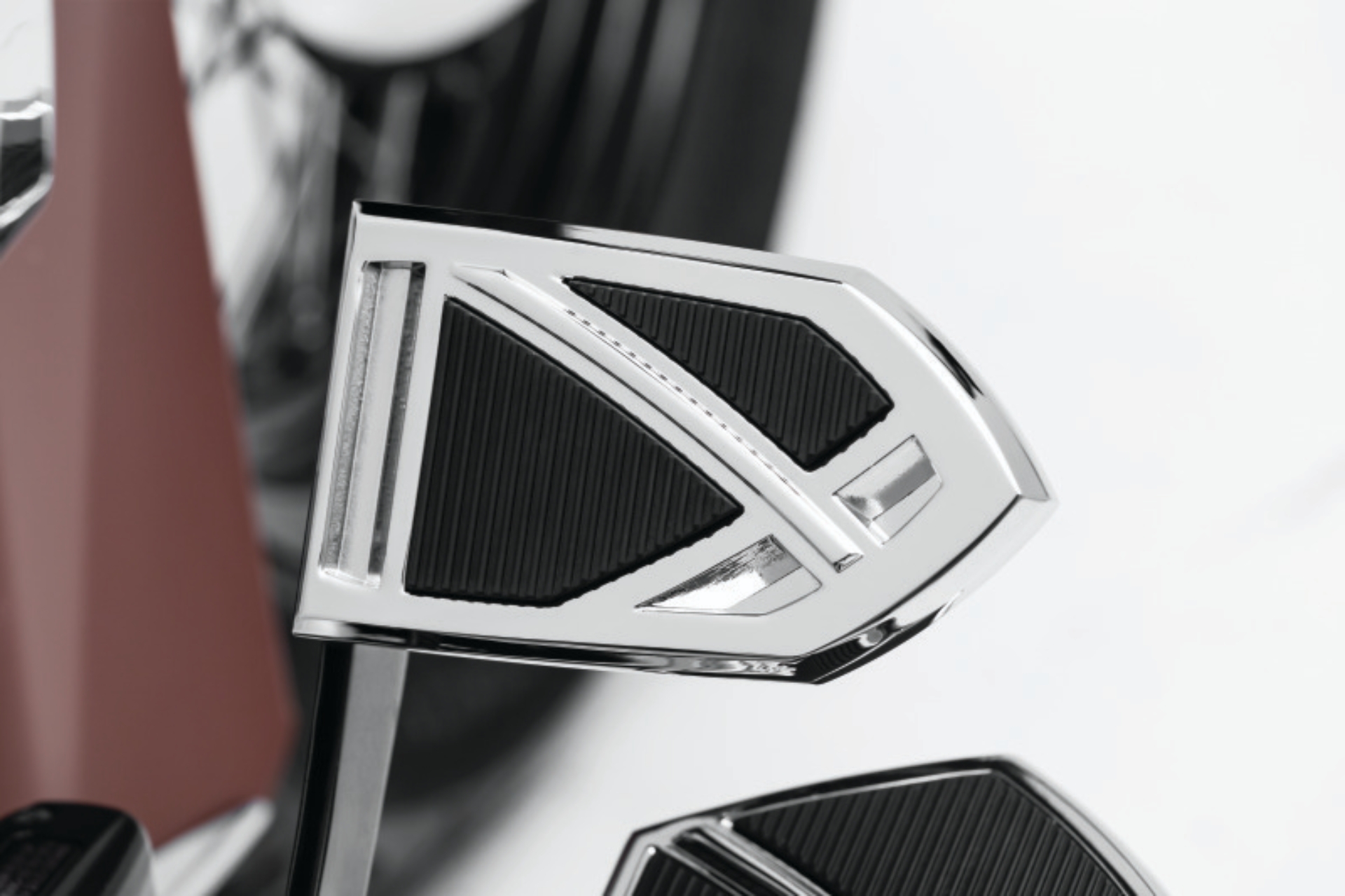 Picture of Kuryakyn Phantom Brake Pedal Pad For 18-Up FL Softails With Rider Floorboards - Chrome