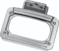 Picture of Kuryakyn L.E.D. Curved License Plate Frame Indian Chrome