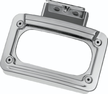 Picture of Kuryakyn L.E.D. Curved License Plate Frame Indian Chrome