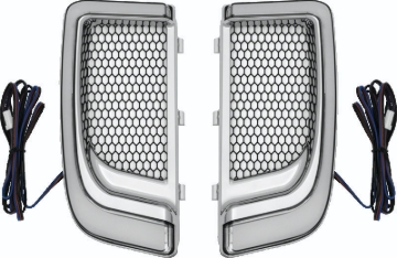 Picture of Kuryakyn Tracer Lower Fairing Grill Chrome