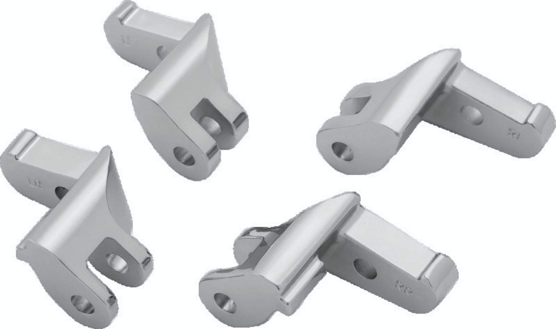 Picture of Kuryakyn Floorboard Relocator Brackets 17 and Up Touring Chrome