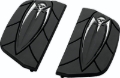 Picture of Kuryakyn Zombie Passenger Board Covers With Traditional D-Shaped Passenger Kit - Black