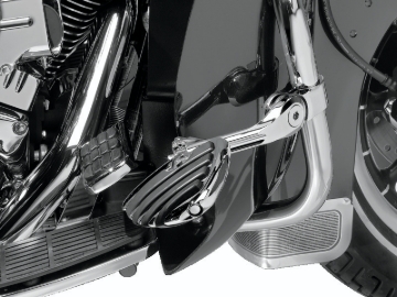 Picture of Kuryakyn Tour-Tech Cruise 6in Mount Arm  With ISO Wing Pegs 1-1/4in Clamp Chrome