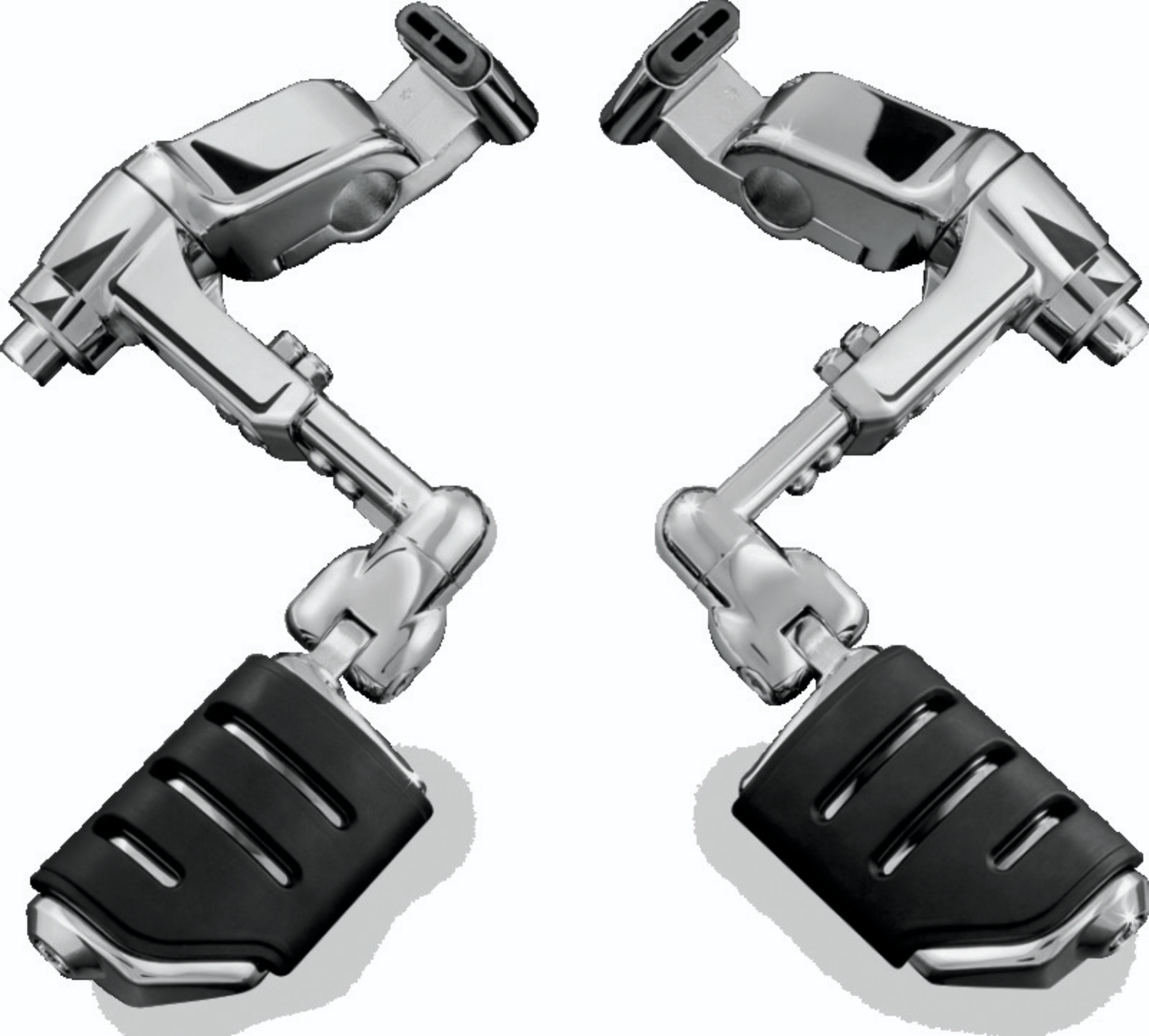 Picture of Kuryakyn Ergo III Adjustable Mount With Trident Dually ISO Pegs Chrome