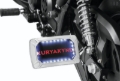 Picture of Kuryakyn Nova Curved Horizontal Mount Side License Plate Holder Chrome