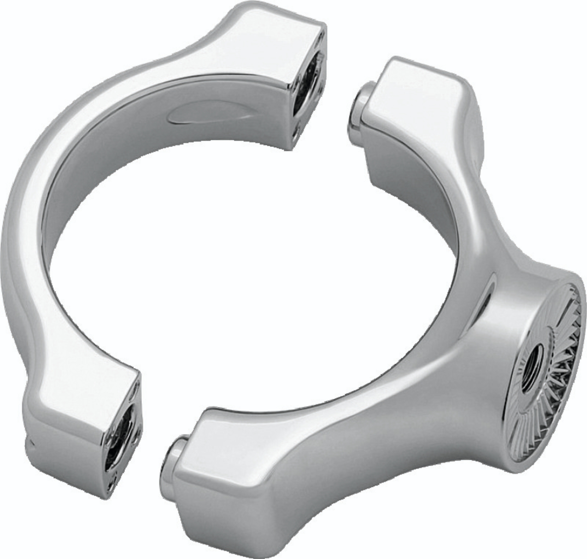 Picture of Kuryakyn Side Mount License Plate Holder Clamp 14-Up Yamaha Bolt Chrome