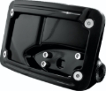 Picture of Kuryakyn Curved Horizontal Mount Side License Plate Holder Gloss Black