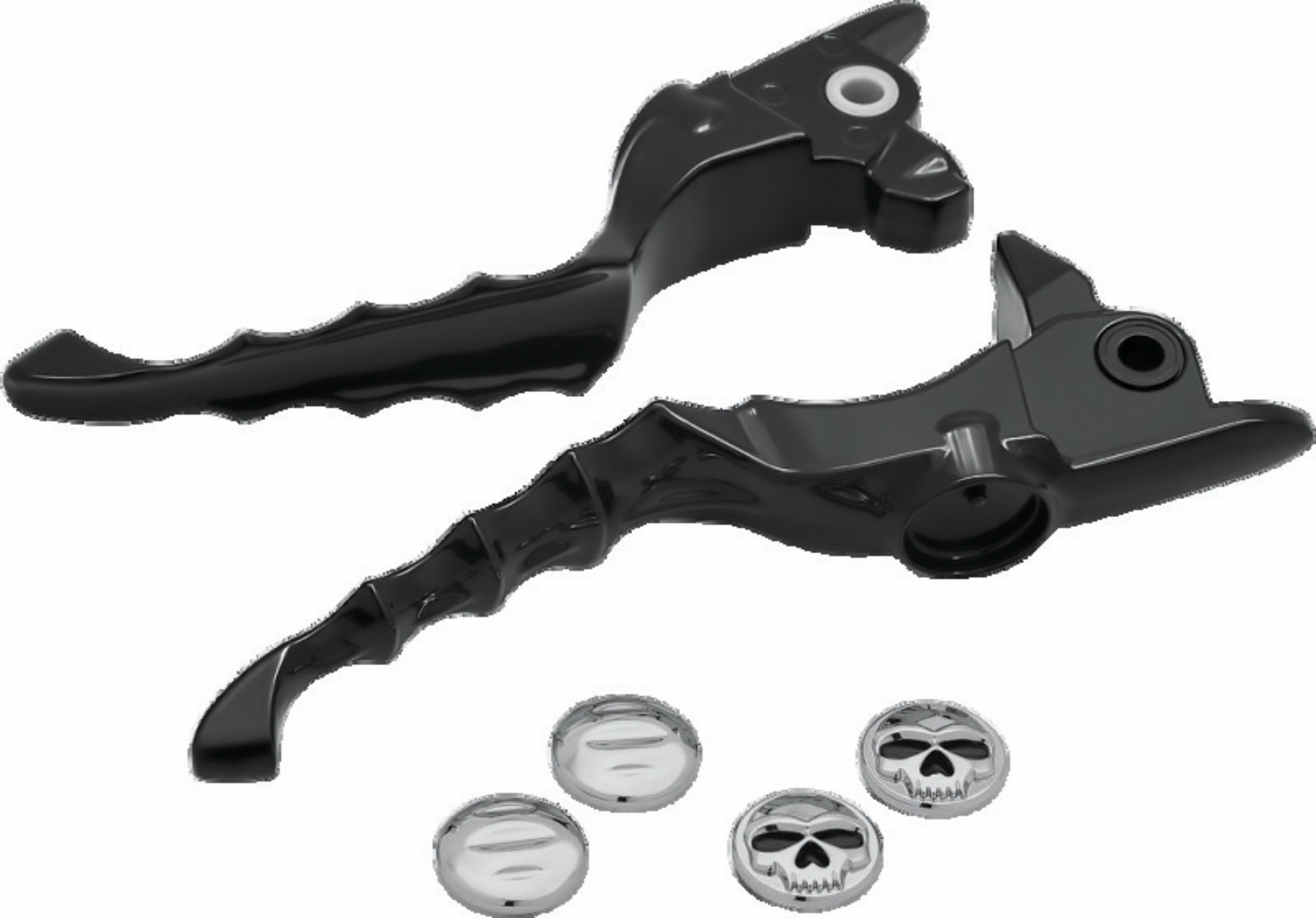 Picture of Kuryakyn Zombie Lever Set 17-20 Touring Gloss Black