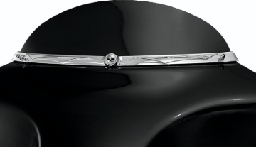 Picture of Kuryakyn Zombie Windshield Trim 96-13 Touring Chrome