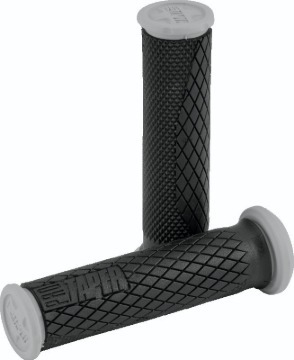Picture of ProTaper Full Diamond Dual Density ATV Grips - Black/Gray
