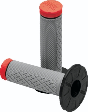 Picture of ProTaper Tri Density Full Diamond MX Grips - Red