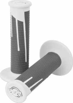 Picture of ProTaper Full Diamond Clamp-On Grips - White/Dark Gray