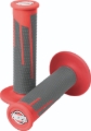 Picture of ProTaper Full Diamond Clamp-On Grips - Red/Dark Gray