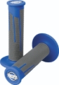 Picture of ProTaper Full Diamond Clamp-On Grips - Blue/Dark Gray
