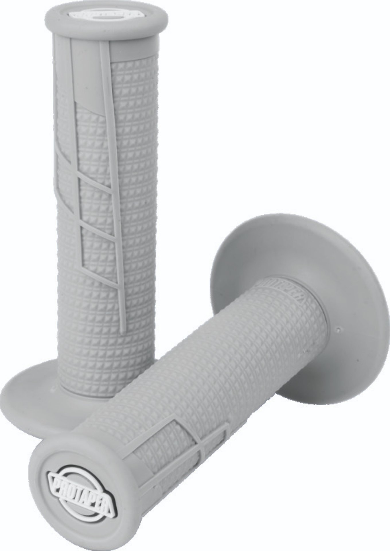 Picture of ProTaper Clamp-On 1/2 Waffle Grip - Gray/Gray
