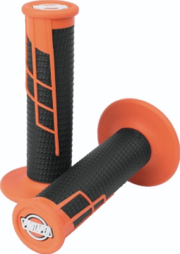 Picture of ProTaper Clamp-On 1/2 Waffle Grip - Orange/Black