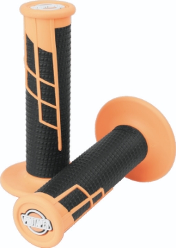 Picture of ProTaper Clamp-On 1/2 Waffle Grip - Neon Orange/Black