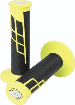 Picture of ProTaper Clamp-On 1/2 Waffle Grip - Neon Yellow/Black